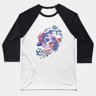 Yin yang fish Baseball T-Shirt